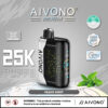 Aivono Aim Boom 25000 Disposable Vape Pen - 28ml E-Liquid, 25000 Puffs, Rechargeable, Type-C, 10 Flavors - Image 3