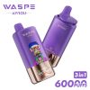 Waspe 60000 Triple Flavor Disposable Vape Device - 60000 Puffs, 54ml E-liquid, 0.9ohm Mesh Coil, 650mah Battery - Image 4